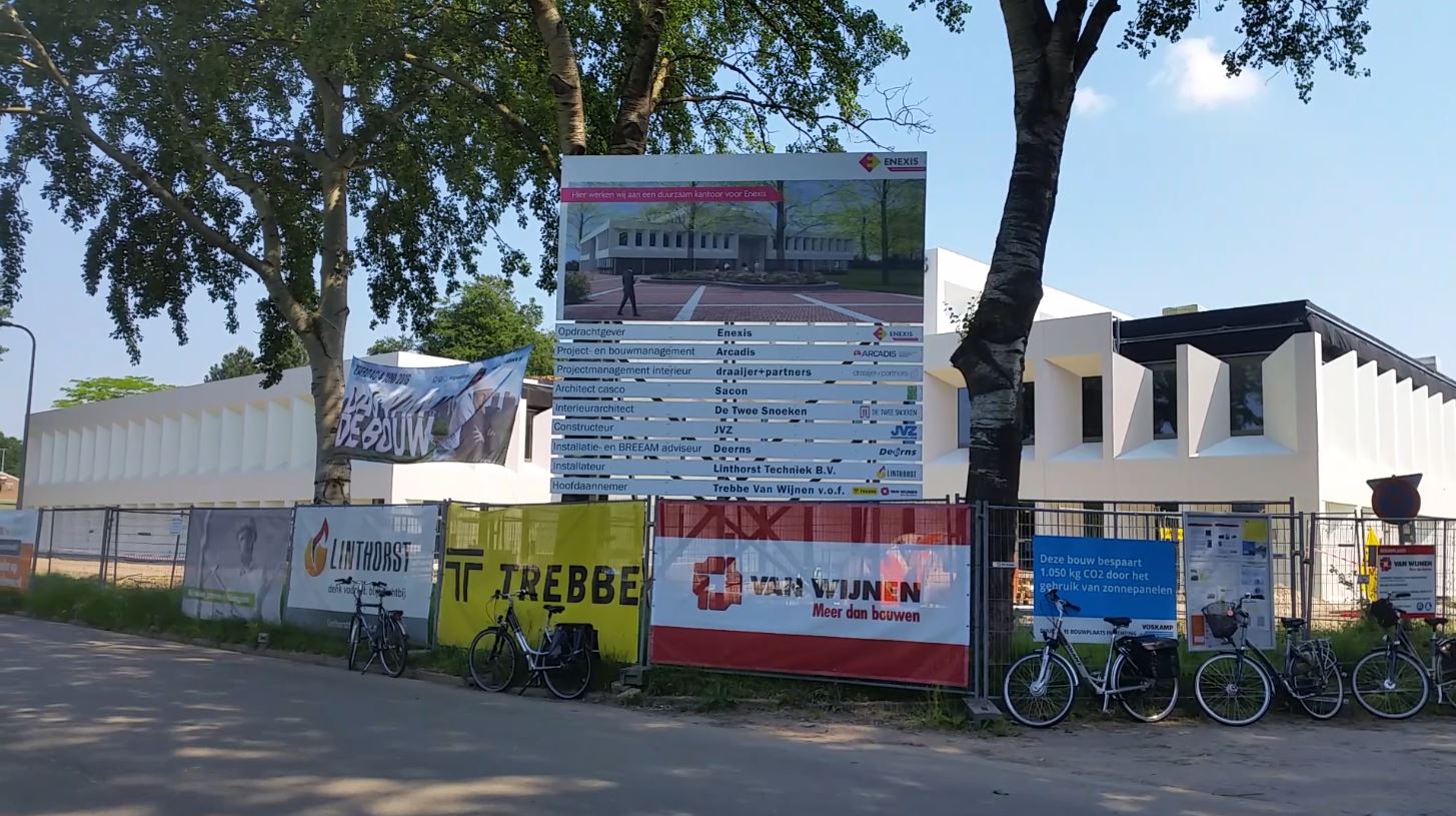 Van Wijnen Bouw deed de installatietechniek in het nieuwe Enexis gebouw in Zwolle