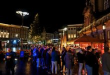 Vele enthousiaste wandelaars voor de Chocolate Walk in Zwolle begin januari 2025. - Foto © RTV Focus Zwolle