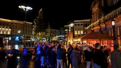 Vele enthousiaste wandelaars voor de Chocolate Walk in Zwolle begin januari 2025. - Foto © RTV Focus Zwolle