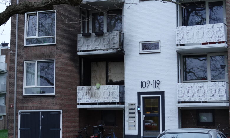 Explosie balkon appartement Pieter Steynstraat Zwolle - Foto RTV Focus Zwolle