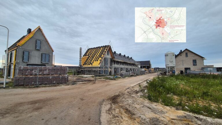 Nieuwe wijken Zwolle 23000 woningen huizen - Foto © RTV Focus - inzet kaart gemeente Zwolle