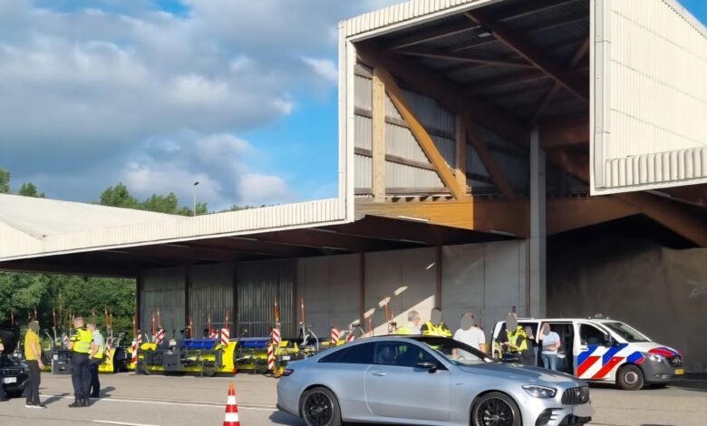 Politiefuik A28 Zwolle leverde regelmatig interessante informatie op - Foto Verkeerspolitie Overijssel