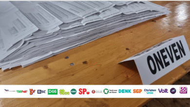 Terwijl de stemmen nog geteld moeten worden, voorspelt de exitpoll van Ipsos I&O al om 21.00 uur hoe Nederland heeft gestemd bij de Tweede Kamerverkiezing 2025. / Foto en bewerking RTV Focus Zwolle