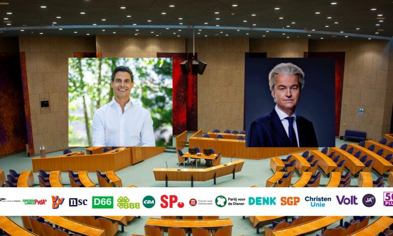 Zo stemde Nederland Uitslag Tweede Kamer Verkiezingen 2025 - Beeld Rob Jetten - Fotgraaf Martijn Beekman / Tweede Kamer Fotograaf Jan van der Wolf - Bewerking RTV Focus Zwolle