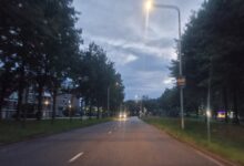 Wethouder Alferinkweg naast Park de Wezenlanden in Zwolle, waar de mishandeling plaatsvond. - Foto © RTV Focus Zwolle