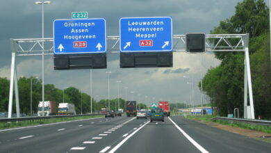 Knooppunt Lankhorst A28/A32 — Foto door European Roads (Chriszwolle), gebruik onder Creative Commons-licentie CC BY-SA 2.0. Link naar de bron: https://www.flickr.com/photos/chriszwolle/3546289950/