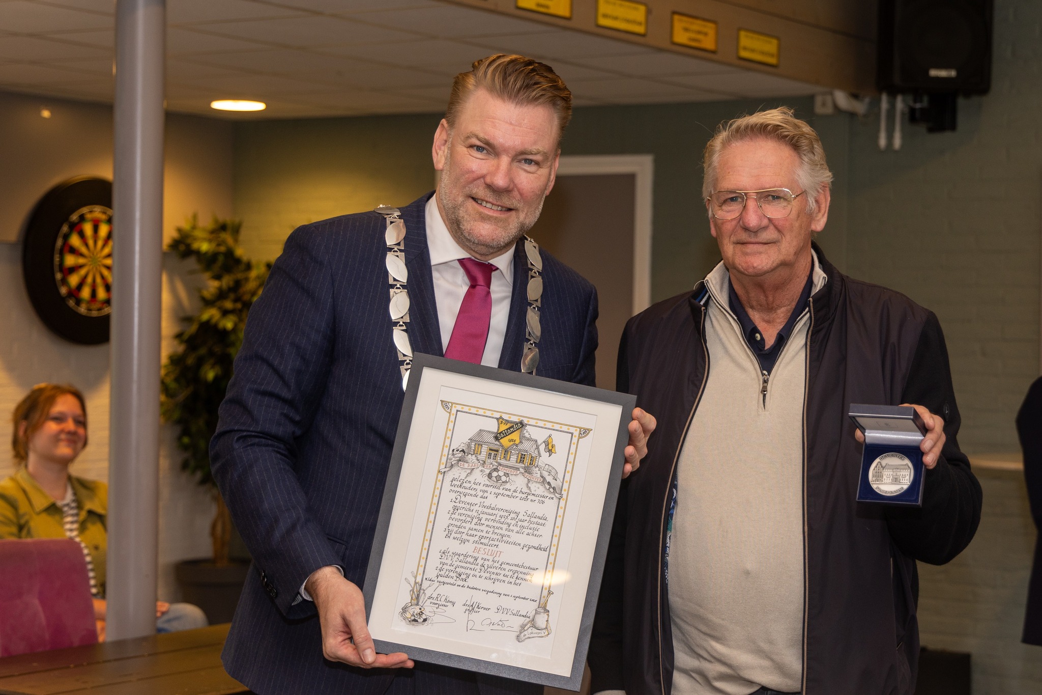 D.V.V. Sallandia opgenomen in Gulden Boek van Deventer