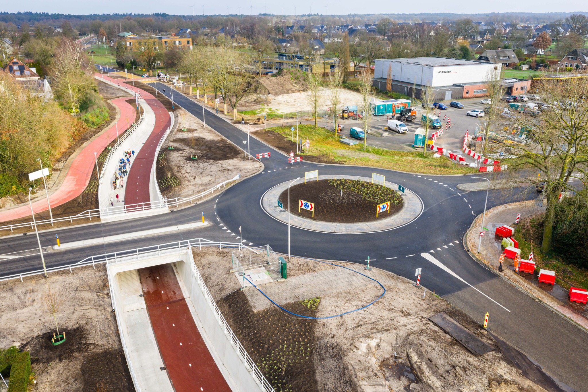Nieuwe langzaamverkeertunnel Slagenweg-Haarsweg