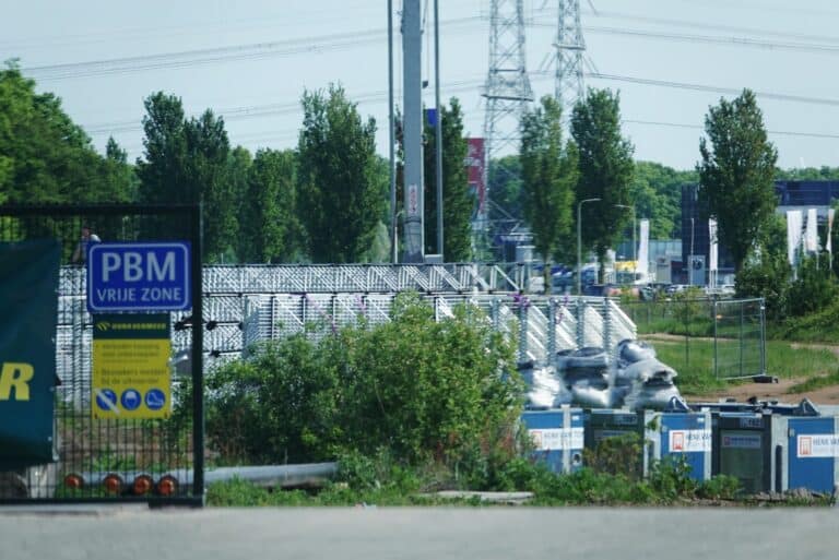 Warmte koude opslag in aanbouw nabij Van der Valk Hotel Zwolle